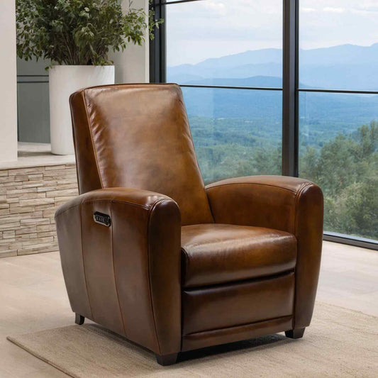 Seine Stylish Power Leather Recliner