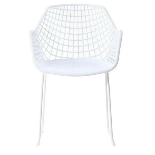 22.5 Inch Chair White Set White Contemporary-Outdoor Accent Chairs-Moe's Home-LOOMLAN