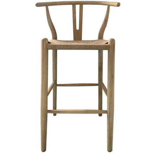 24 Inch Counter Stool Natural Scandinavian - LOOMLAN - Moe's Home - Counter Stools