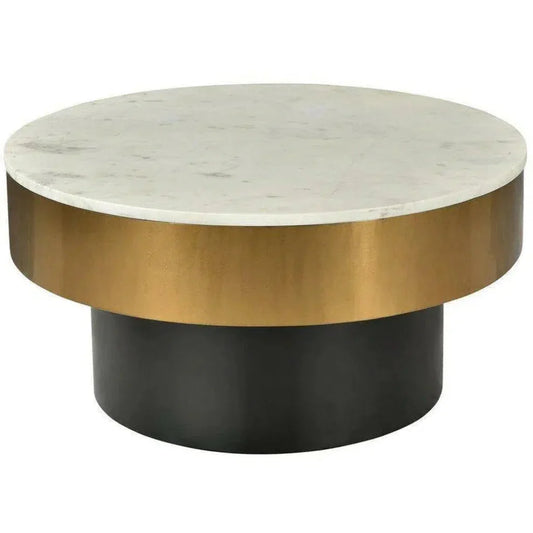 31.5 Inch Coffee Table White Art Deco - LOOMLAN - Moe's Home - Coffee Tables