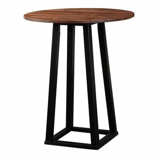 36" Round Solid Wood Bar Height Pub Table - LOOMLAN - Moe's Home - Bar Tables