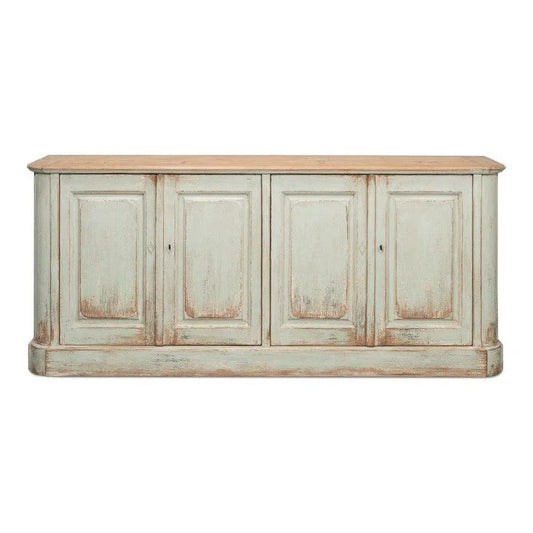 4 Door Sideboard Sage Buffet for Dining Room - LOOMLAN - Sarreid - Sideboards