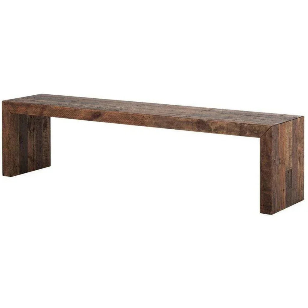 71 Inch Bench Large Light Brown Industrial - LOOMLAN - Moe's Home - Dining Benches