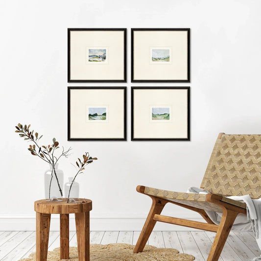 A Glimpse Outside Wood Framed Wall Art 4PC