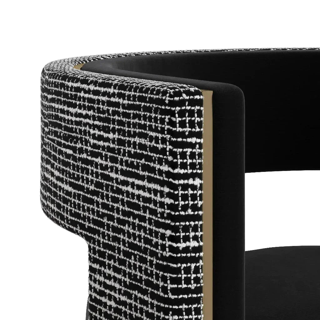 Adamina Performance Fabric Dining Armchair - LOOMLAN - SUNPAN - Dining Chairs