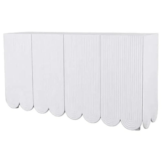 Adelia White Sideboard Solid Wood - LOOMLAN - Artesia - Sideboards