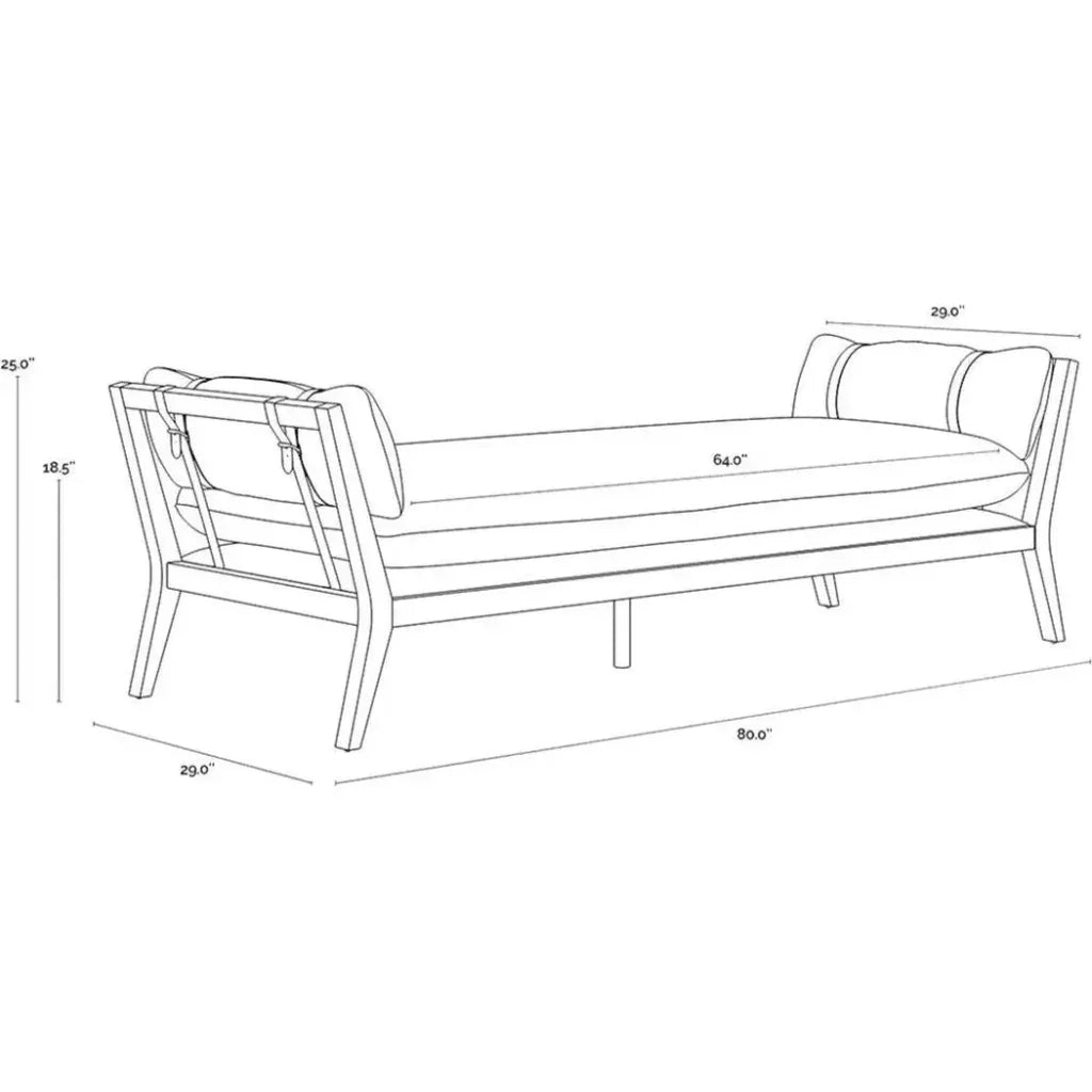 Adelina Daybed Modern with Performance - LOOMLAN - SUNPAN - Sofas & Loveseats