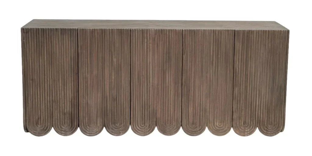 Adelle Smoke Brown Finish Wooden Sideboard - LOOMLAN - Artesia - Sideboards