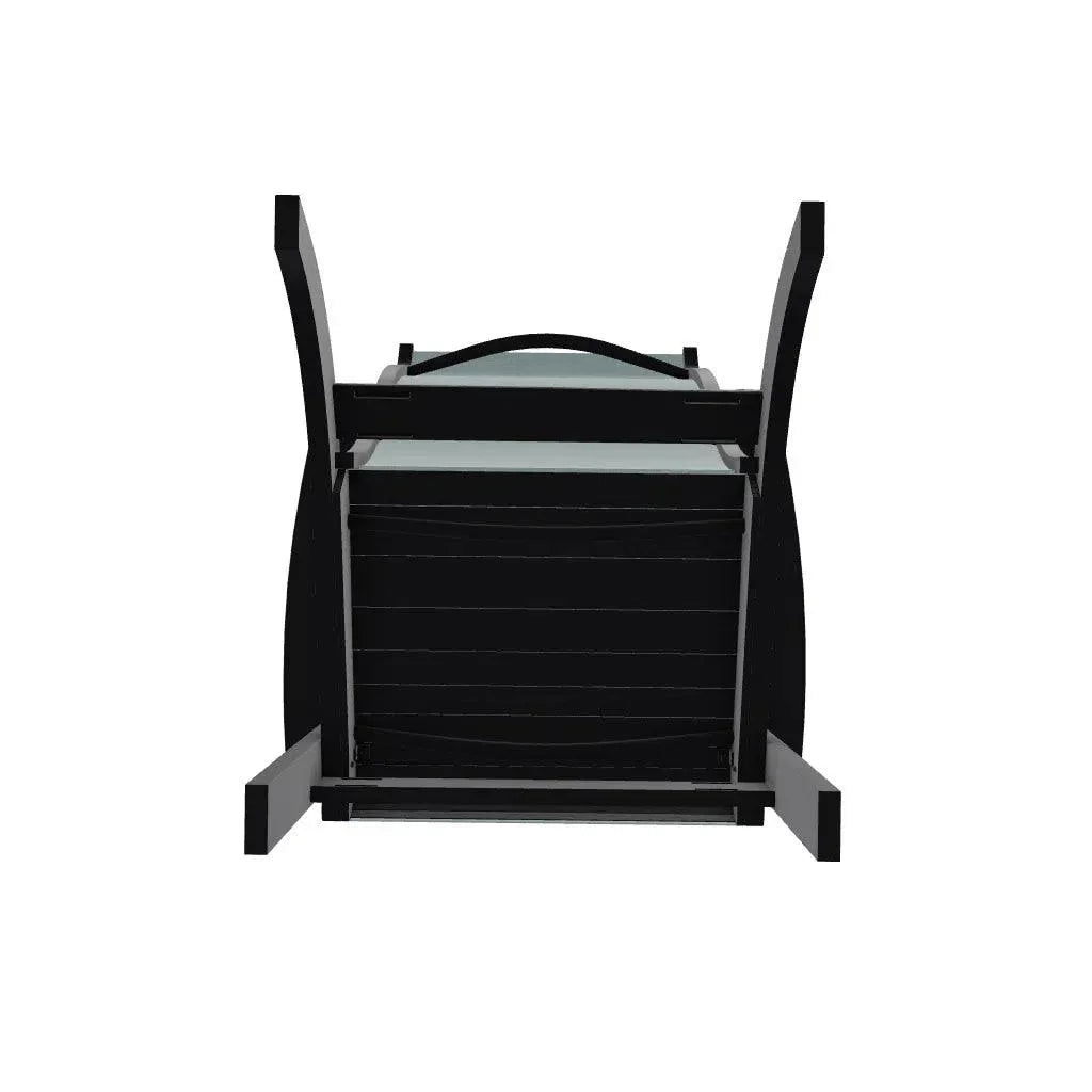 Adirondack Marine Grade Polymer Durable Sling Arm Chair-Outdoor Accent Chairs-Telescope-LOOMLAN