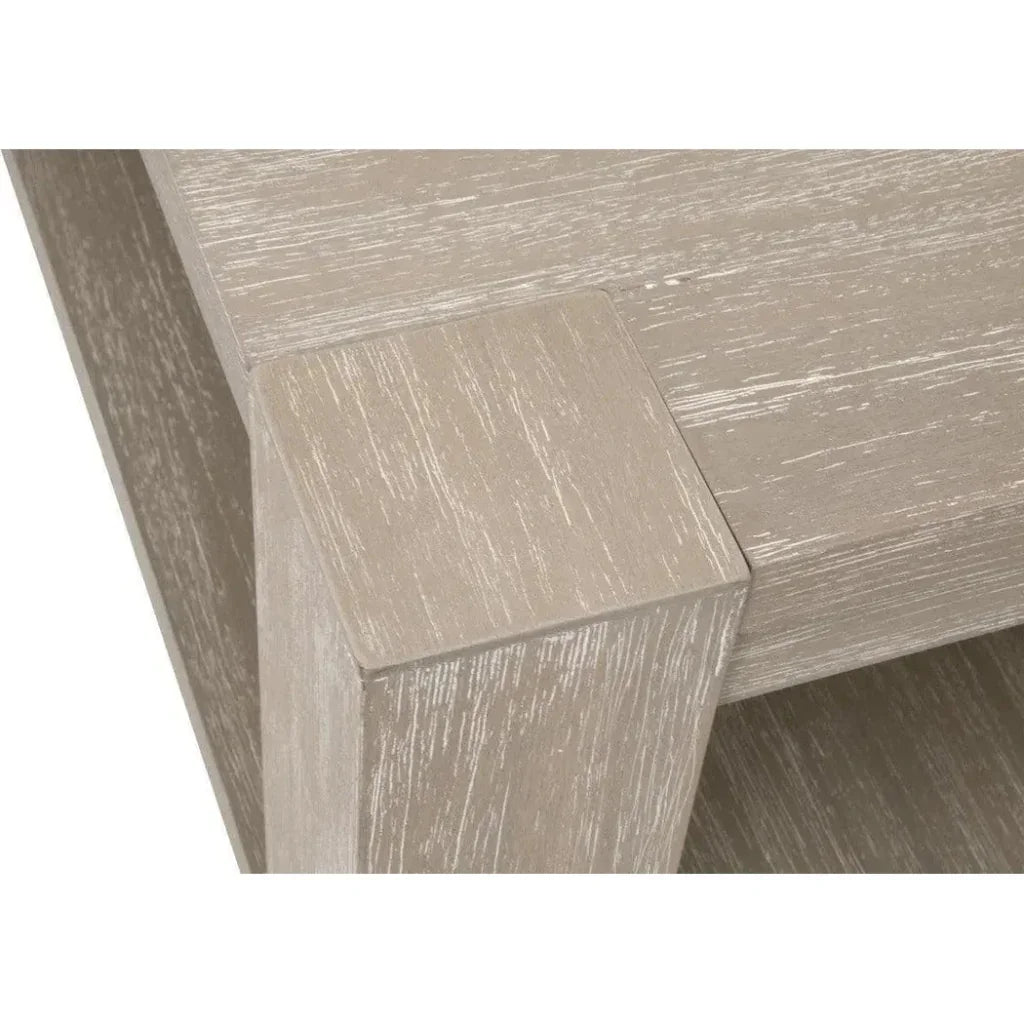 Adler Wood Brown Square Coffee Table - LOOMLAN - Essentials For Living - Coffee Tables