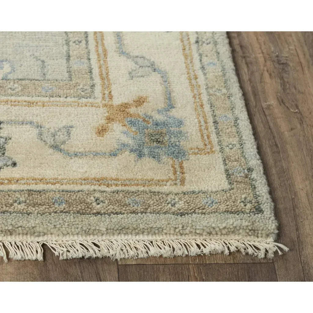 Aero Border Beige Large Area Rugs For Living Room - LOOMLAN - LOOMLAN - Area Rugs