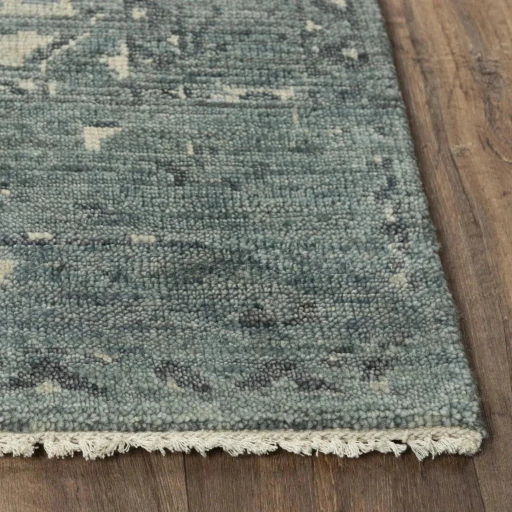 Agio Medallion Dark Blue Large Area Rugs - LOOMLAN - LOOMLAN - Area Rugs