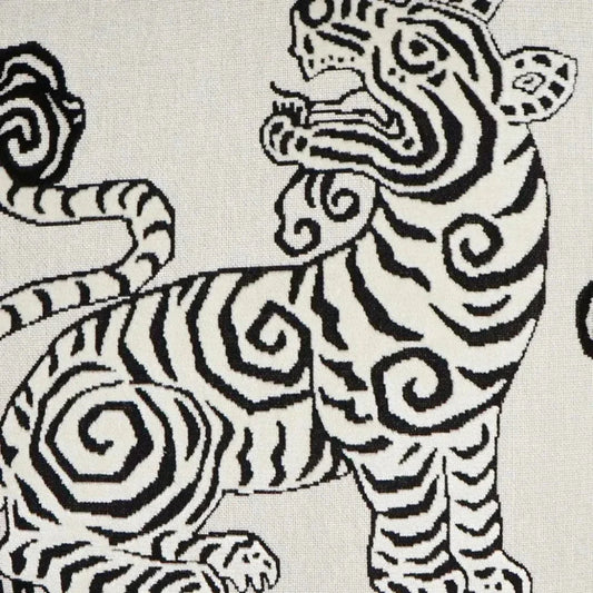 Akbar Tuxedo Novelty Black Large Throw Pillow Insert - LOOMLAN - D.V. Kap - Throw Pillows