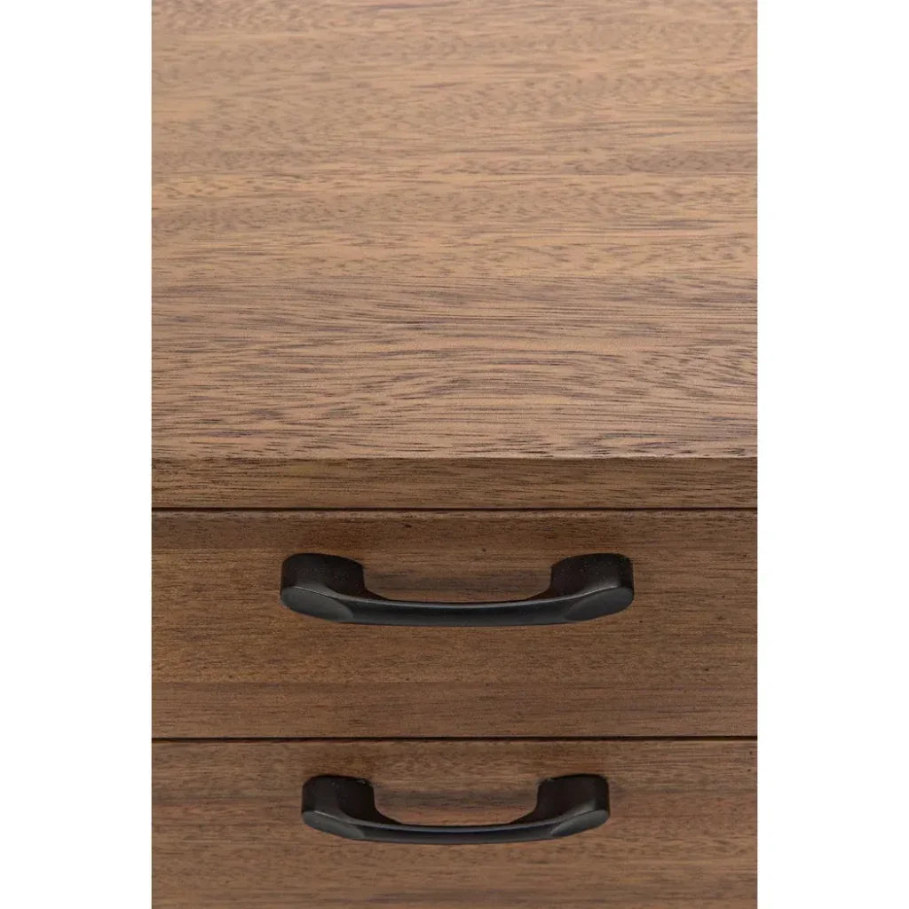 Algeron Black Steel Desk-Home Office Desks-Noir-LOOMLAN