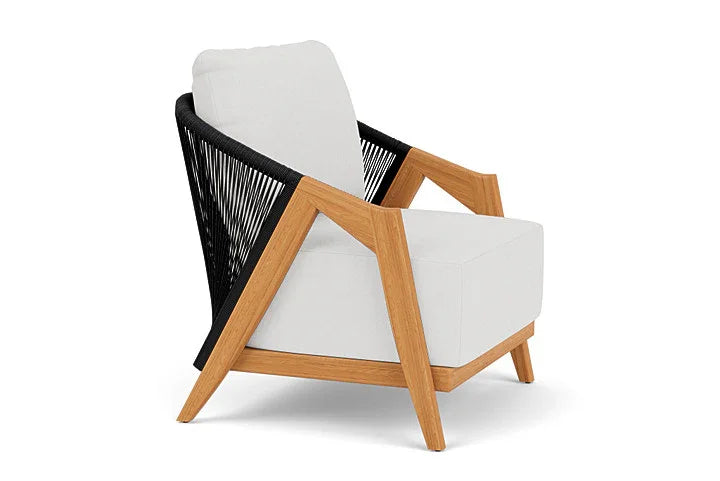 Alpine Teak Wooden Outdoor Lounge Chair-Outdoor Lounge Chairs-Lloyd Flanders-LOOMLAN