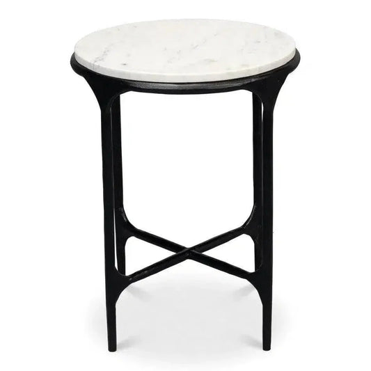 Anapa Round End Table - LOOMLAN - Sarreid - Side Tables