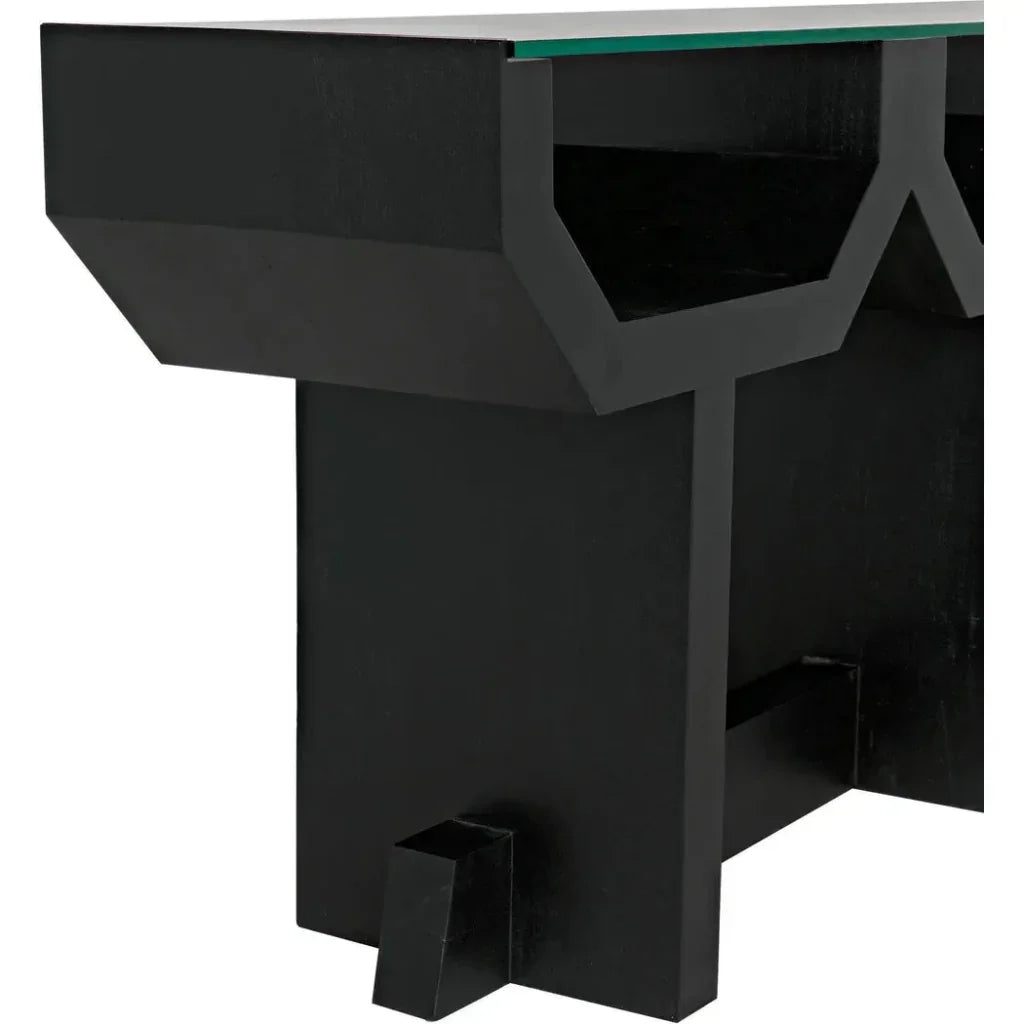 Ando Console Sofa Table - LOOMLAN - Noir - Console Tables