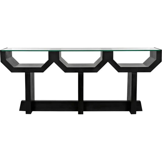 Ando Console Sofa Table - LOOMLAN - Noir - Console Tables