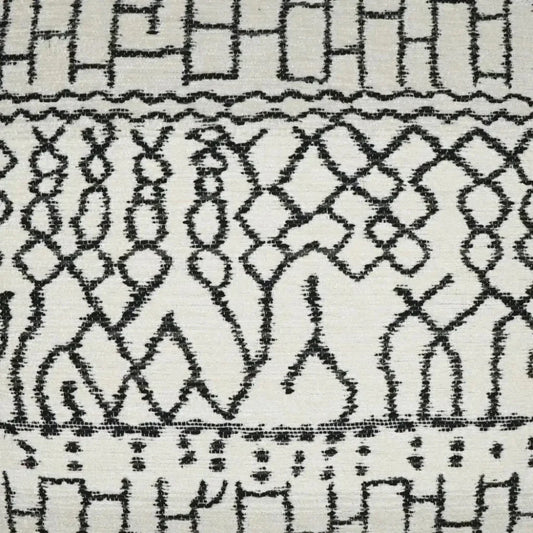 Andreozzi Tuxedo Global Black Large Throw Pillow Insert - LOOMLAN - D.V. Kap - Throw Pillows