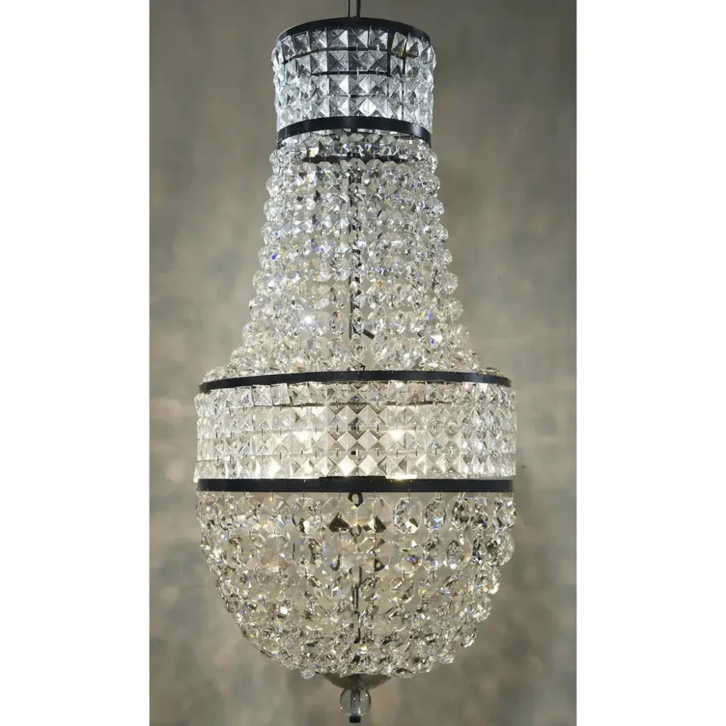 Anna Black Steel Chandelier - LOOMLAN - Noir - Chandeliers