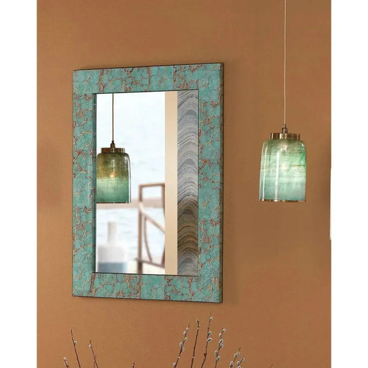 Aqua Dark Blue Glass Vapor Pendant - LOOMLAN - Jamie Young - Pendants