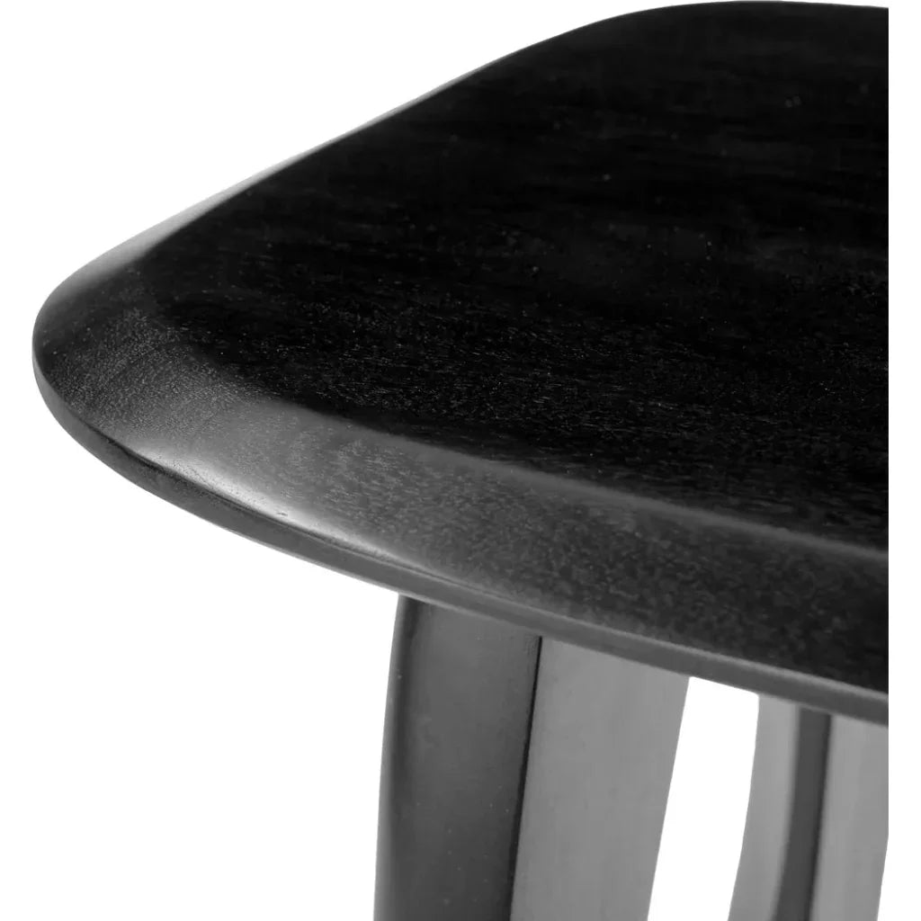 Arasan Wood Black Rectangular Accent Table - LOOMLAN - Zuo Modern - Side Tables