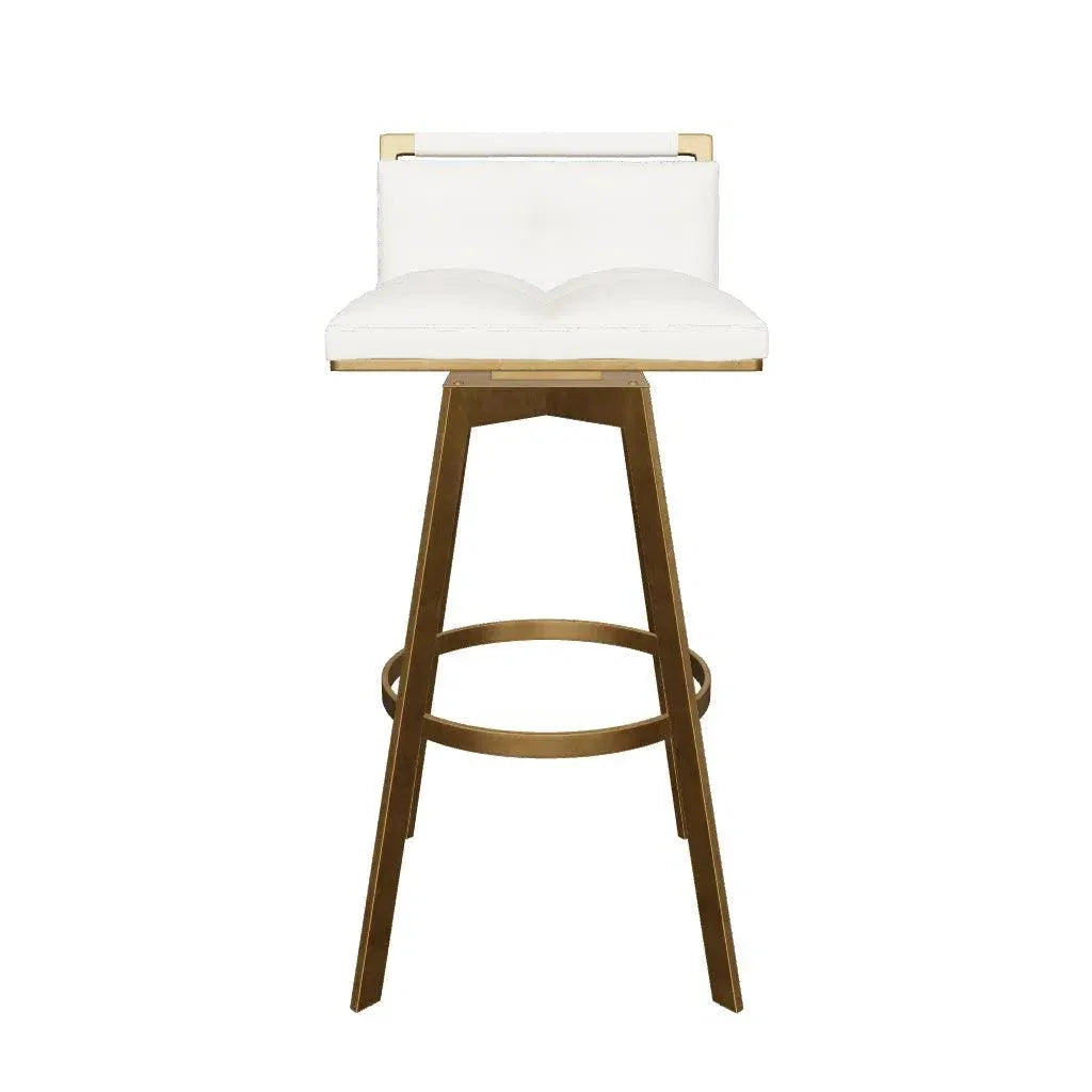 Arizona Leather Swivel Barstool - LOOMLAN - SUNPAN - Bar Stools