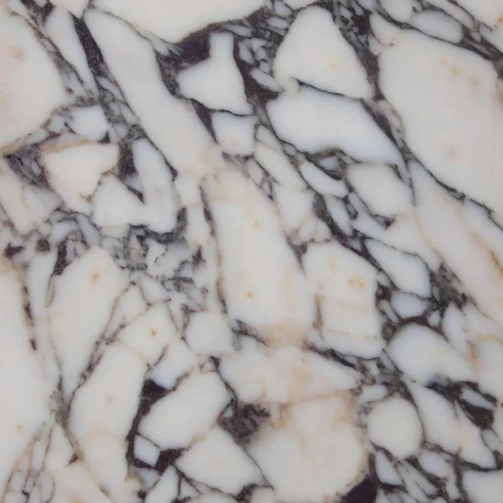 Ark Genuine Viola Marble Square Pedestal End Table - LOOMLAN - Diamond Sofa - Side Tables