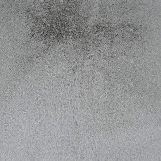 Arlo Faux Fur Solid Grey Large Throw Pillow Insert - LOOMLAN - D.V. Kap - Throw Pillows