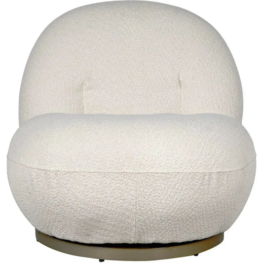 Artemis Chair, Boucle Fabric - LOOMLAN - Noir - Club Chairs