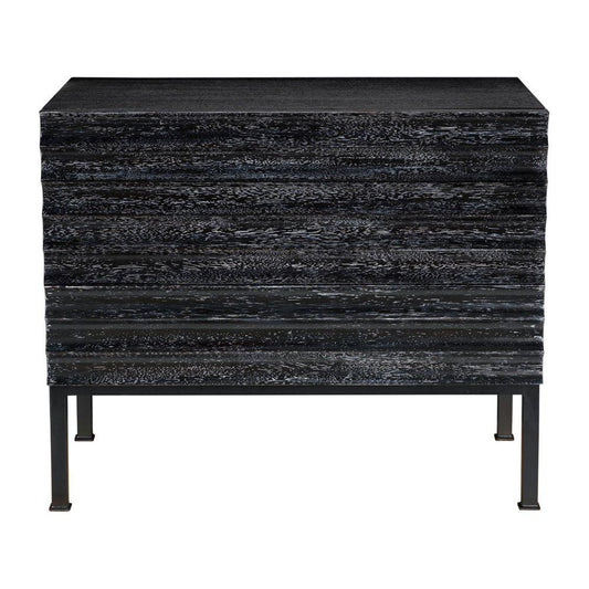 Arturo Wooden Rectangular Console Table - LOOMLAN - Noir - Console Tables