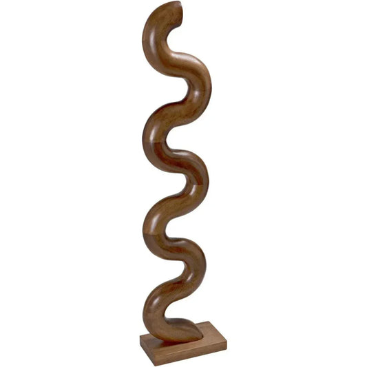 Asclepius Sculpture - LOOMLAN - Noir - Statues & Sculptures