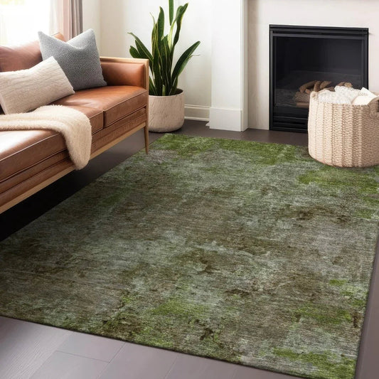 Ashava Brown Washable Indoor - Outdoor Rug - LOOMLAN - LOOMLAN Rugs - Outdoor Rugs