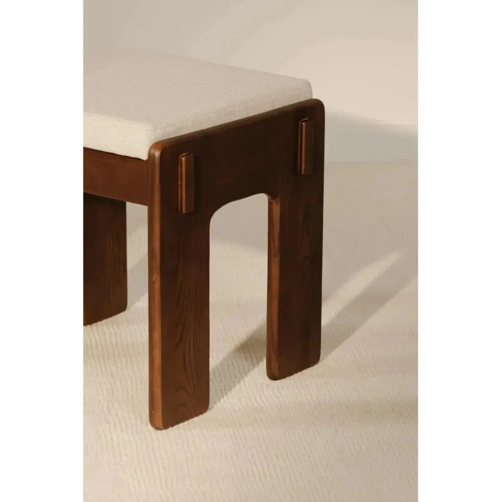 Ashby Wood Brown Counter Stool - LOOMLAN - Moe's Home - Counter Stools