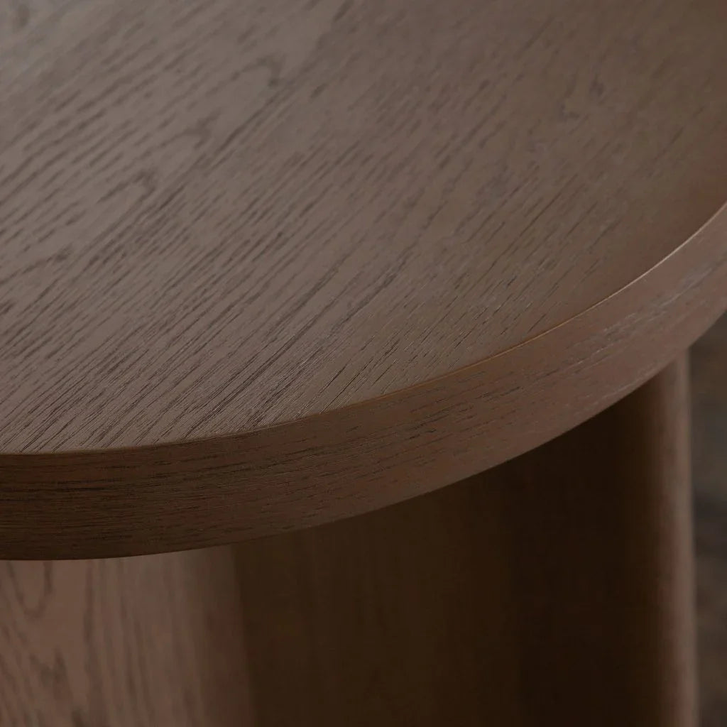 Aspen Wooden Round End Table - LOOMLAN - Diamond Sofa - Side Tables