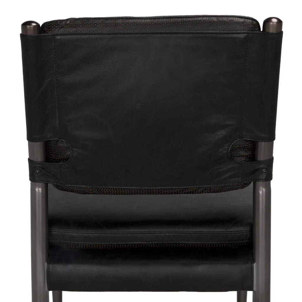 Astor Top - Grain Leather Counter Stool - LOOMLAN - Noir - Counter Stools
