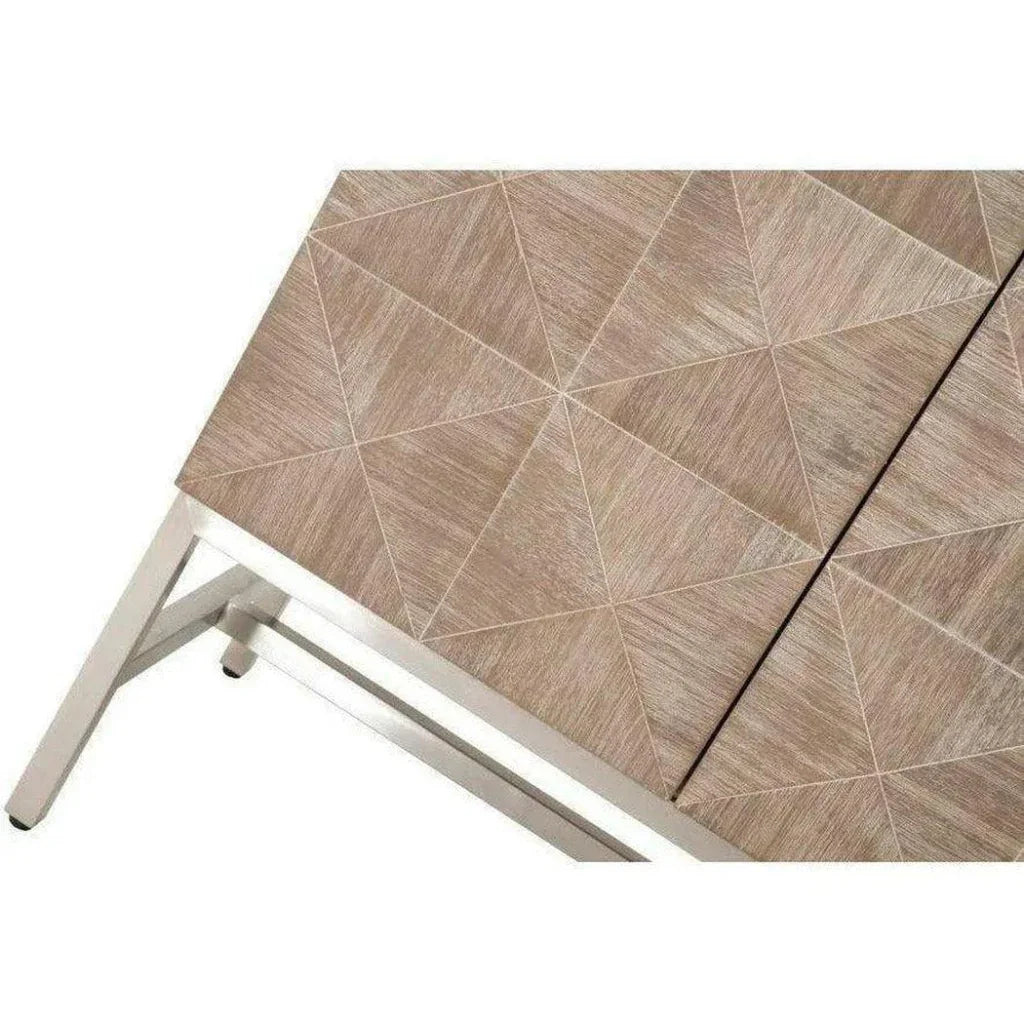 Atlas Media SideboardBrushed Stainless Steel - LOOMLAN - Essentials For Living - Sideboards