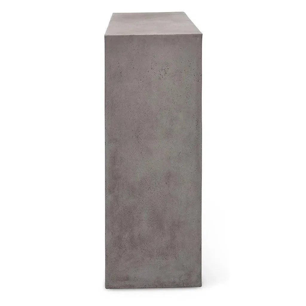 Avva Fiber Reinforced Concrete Sofa Table-Outdoor Console Tables-Urbia-LOOMLAN