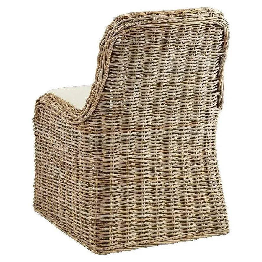 Ayanna Rattan Chair Set of 2 - LOOMLAN - Furniture Classics - Dining Chairs