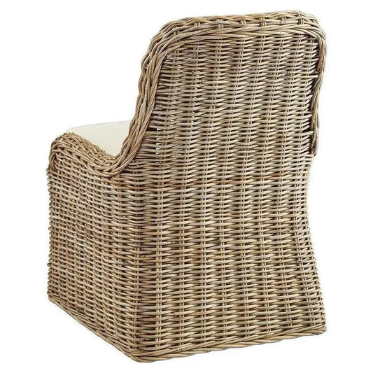 Ayanna Rattan Chair Set of 2 - LOOMLAN - Furniture Classics - Dining Chairs