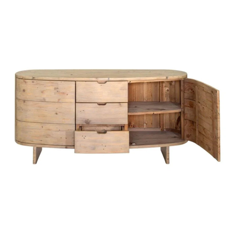 Bahama Sundried Wheat Sideboard - LOOMLAN - LH Imports - Sideboards