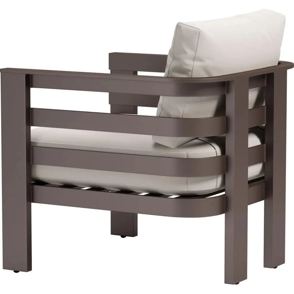 Bal Harbor White Arm Chair-Outdoor Accent Chairs-Zuo Modern-LOOMLAN