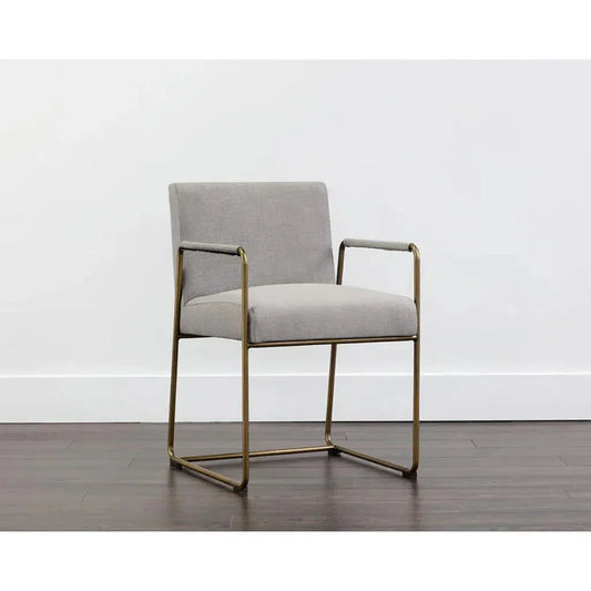 Balford Fabric Dining Armchair - LOOMLAN - SUNPAN - Dining Chairs