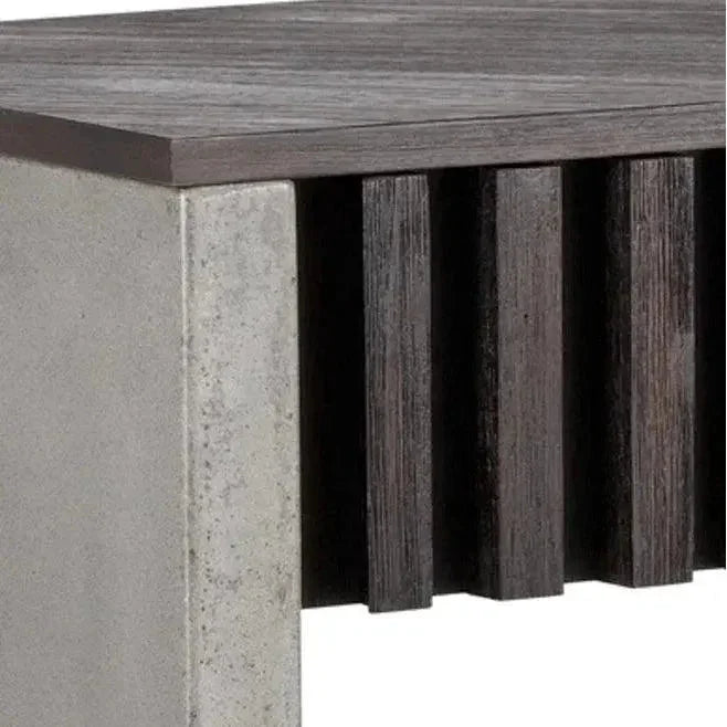 Bane Console TableWood Veneer & Concrete - LOOMLAN - SUNPAN - Console Tables