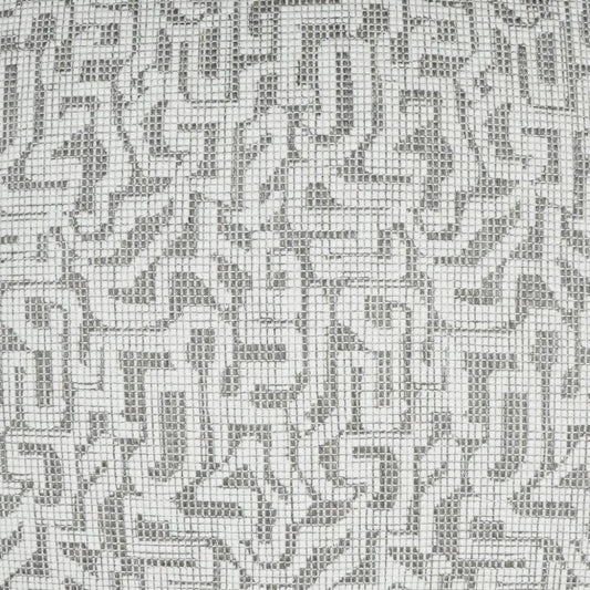 Barkley Abstract White Taupe Large Throw Pillow Insert - LOOMLAN - D.V. Kap - Throw Pillows