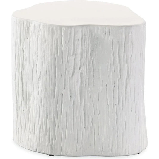 Bazaar Concrete Tree Trunk Outdoor End Table - LOOMLAN - Sunset West - Outdoor Side Tables