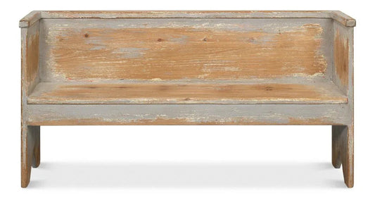 Beach House Wooden Bedroom Bench - LOOMLAN - Sarreid - Bedroom Benches