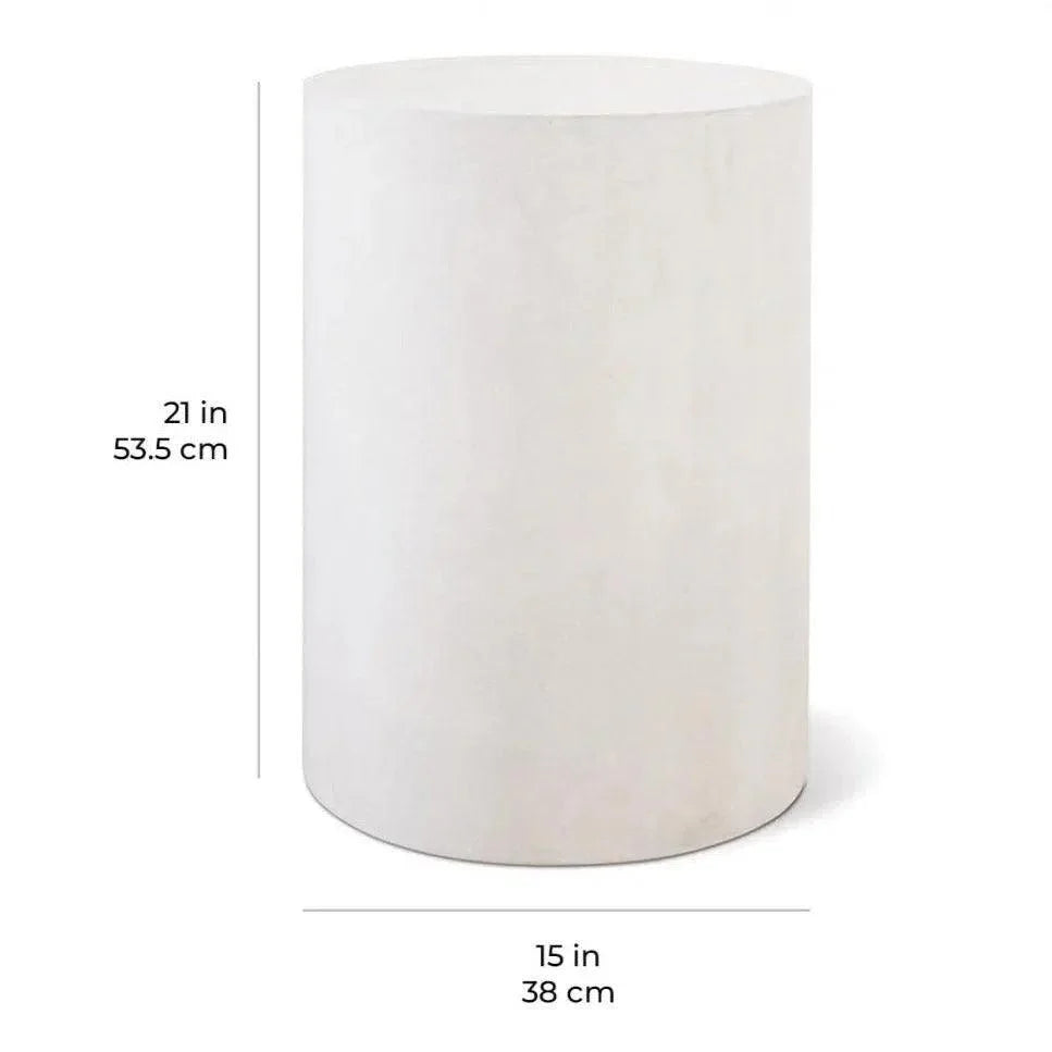 Ben Accent Table - Slate Grey Outdoor End Table - LOOMLAN - Seasonal Living - Outdoor Side Tables