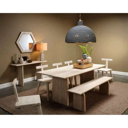 Big Sur 1 - Light Beaded Chandelier Slate Blue - LOOMLAN - Jamie Young - Chandeliers