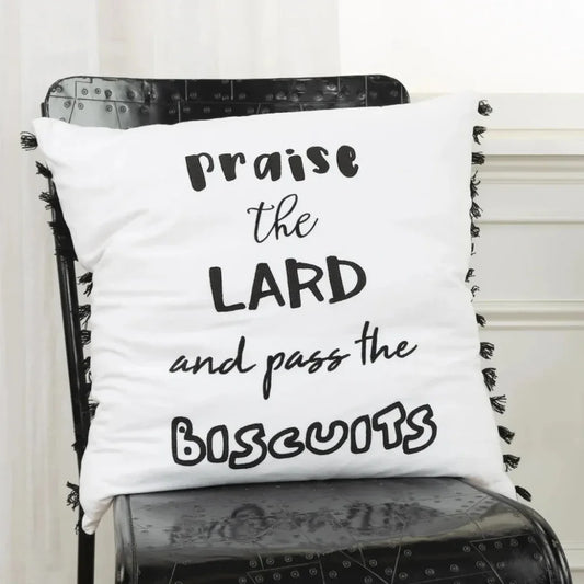 Black Sean Words Decorative Couch Pillows Down Insert - LOOMLAN - LOOMLAN - Throw Pillows